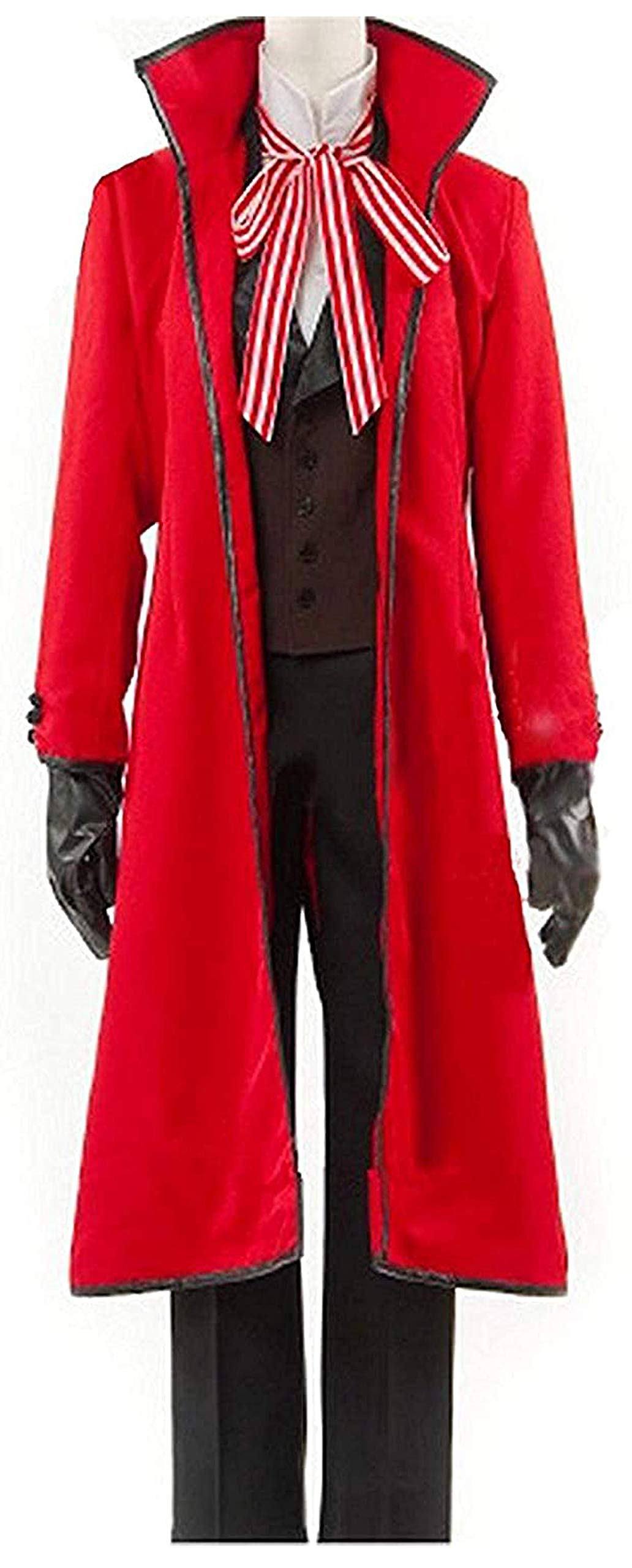 Grell Sutcliff Red Uniform Halloween Cosplay Costume
