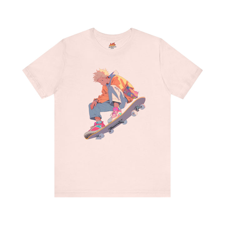 Neon Rewind: Kickflip from the Past