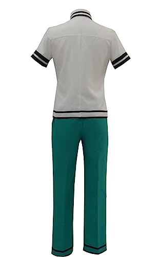 Cosplay Costume Green School Uniform Suit Set Halloween Party