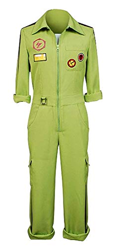 Kazuichi Souda Green Uniform Full Set Jumpsuit Halloween Coplay Costume