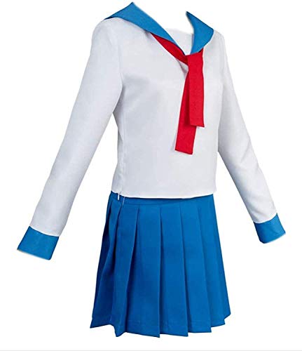 Pop Team Epic Blue Dress School Uniform Full Set Cosplay Costume