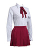 Cosplay Costume Red Lolita School Uniform Full Set