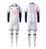 Cosplay Costume Mens White Football Basketball Sportswear Uniform Halloween Outfits