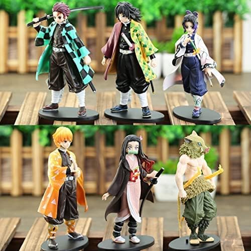 Official Demon Slayer 6 Piece Figurine Set