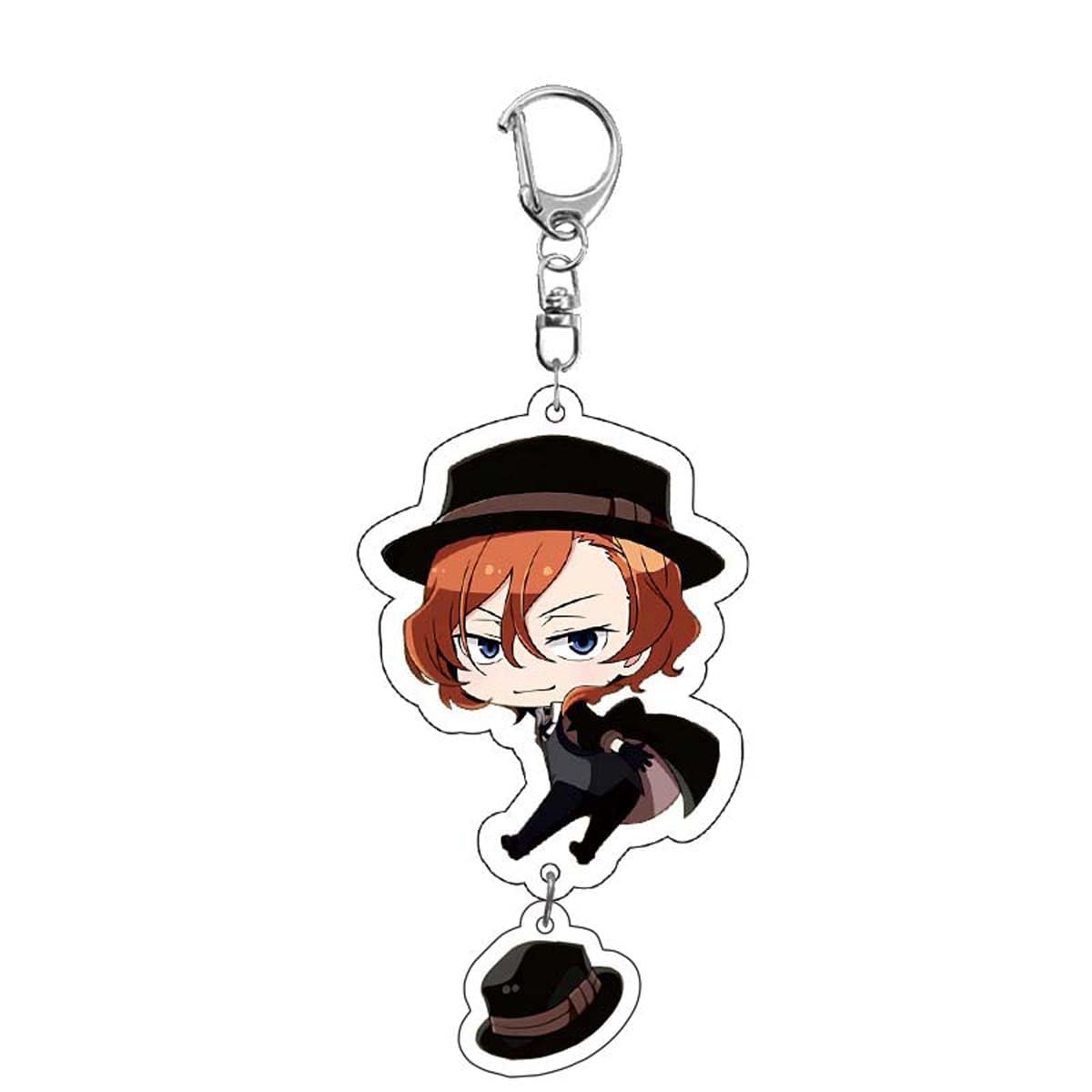 Bungo Stray Dogs, 9 piece keychain set