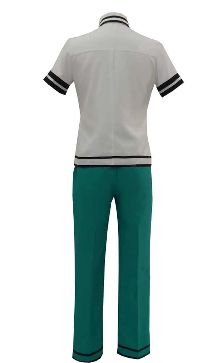 Cosplay Costume Green School Uniform Suit Set Halloween Party