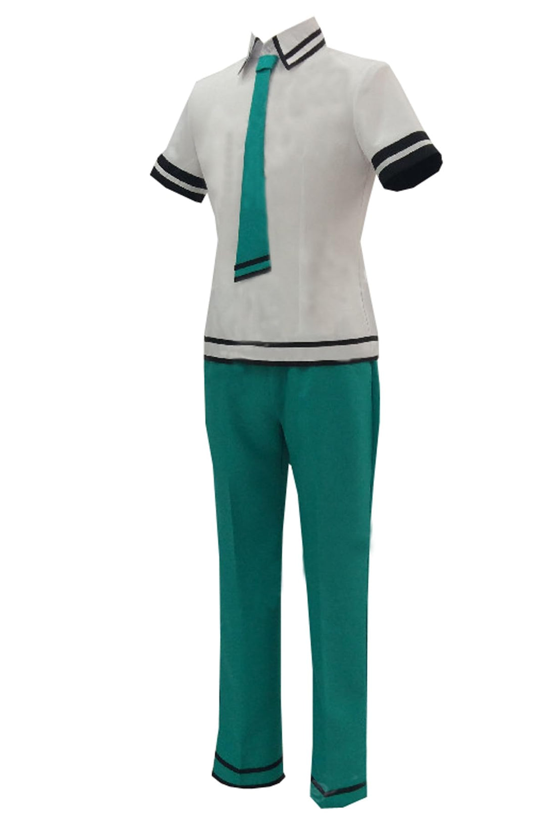 Cosplay Costume Green School Uniform Suit Set Halloween Party