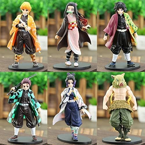 Official Demon Slayer 6 Piece Figurine Set