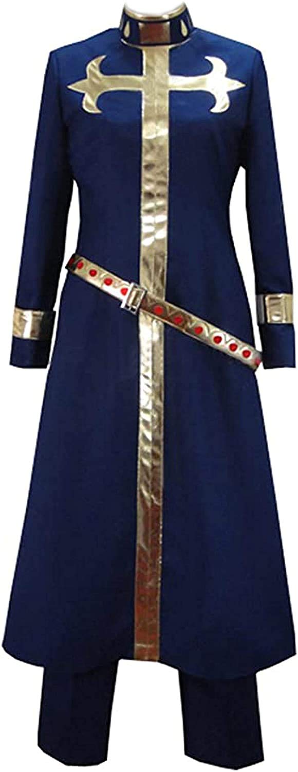 Enrico Pucci Blue Long Uniform Full Set Cosplay Costume