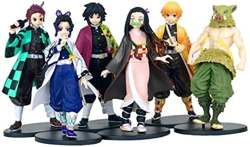 Official Demon Slayer 6 Piece Figurine Set