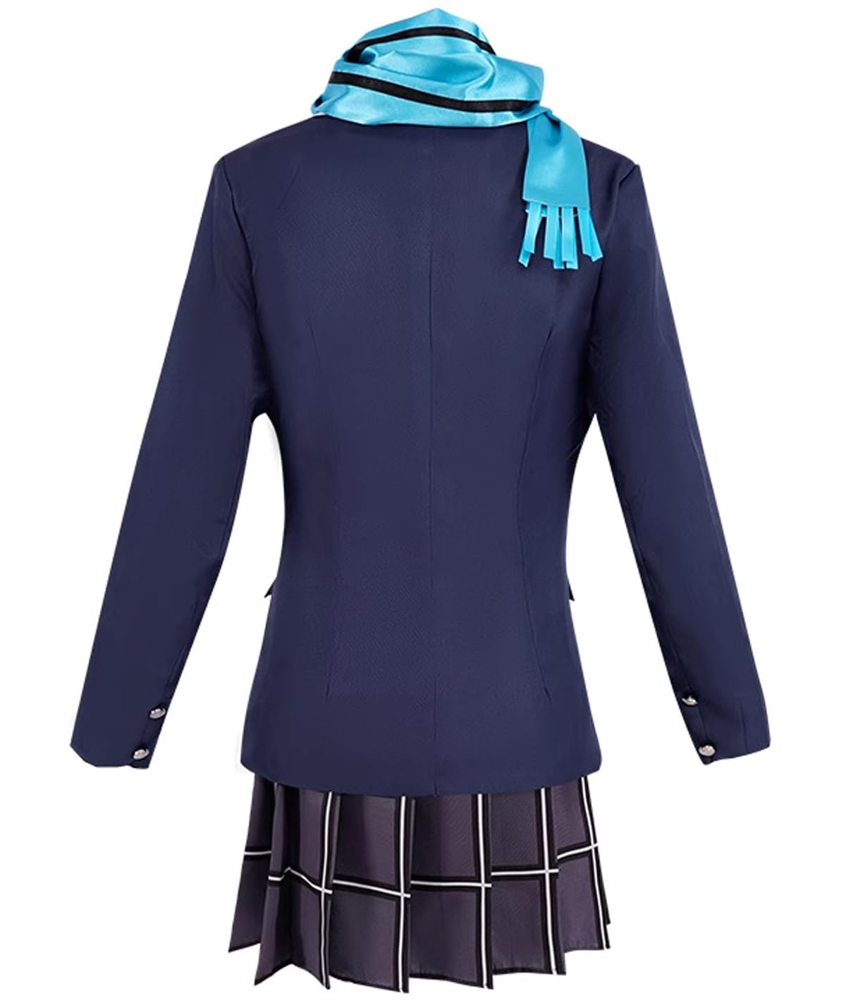 Cosplay Costume Blue Attire Character Girl Dress Full Set