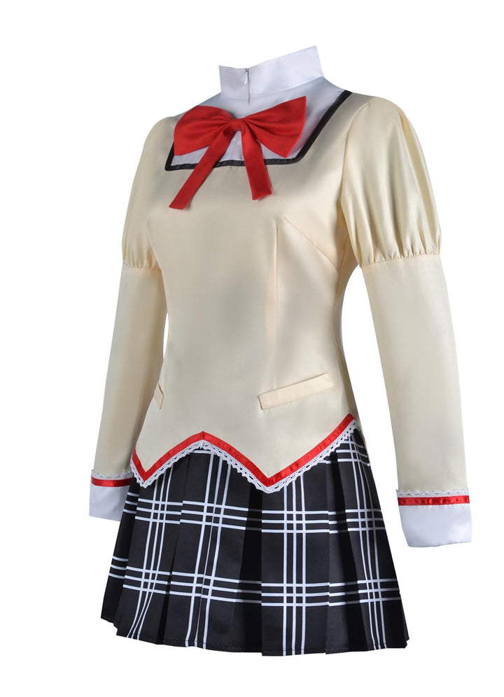 Cosplay Costume Yellow Sailor Dress School Uniform Suit