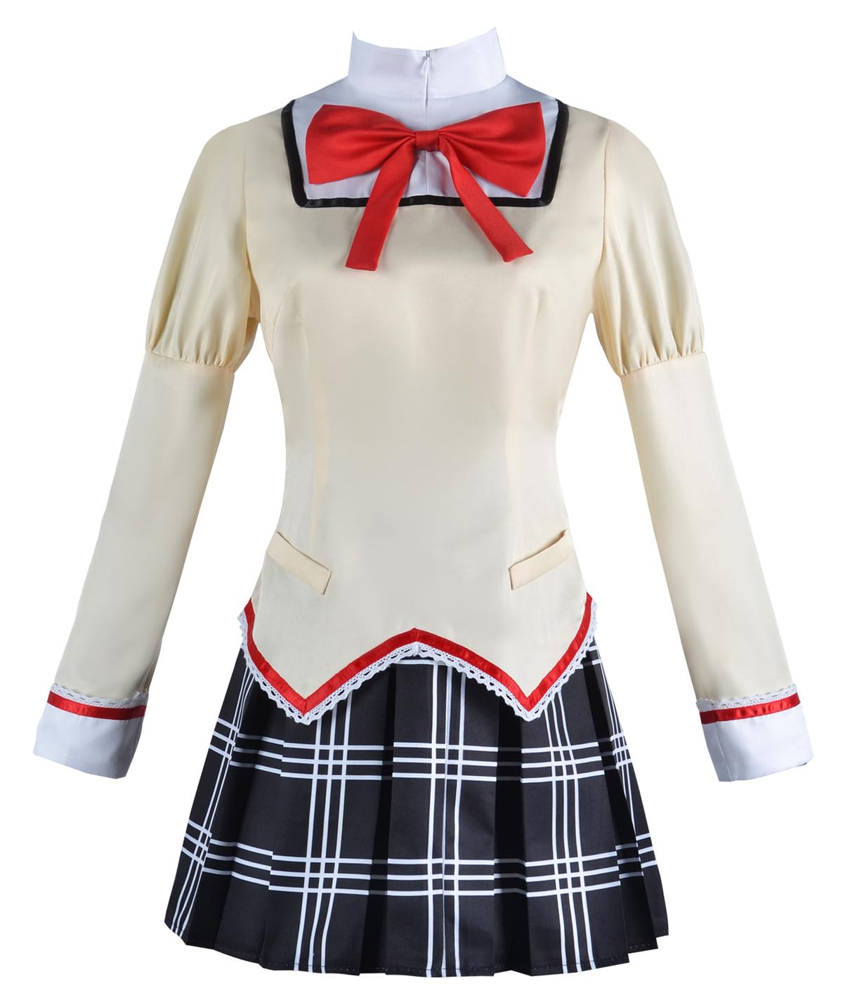 Cosplay Costume Yellow Sailor Dress School Uniform Suit